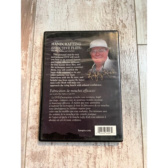 Handcrafting Effective Flies Trout DVD By White River Fly Shop With Lefty Kreh - Picture 4 of 4